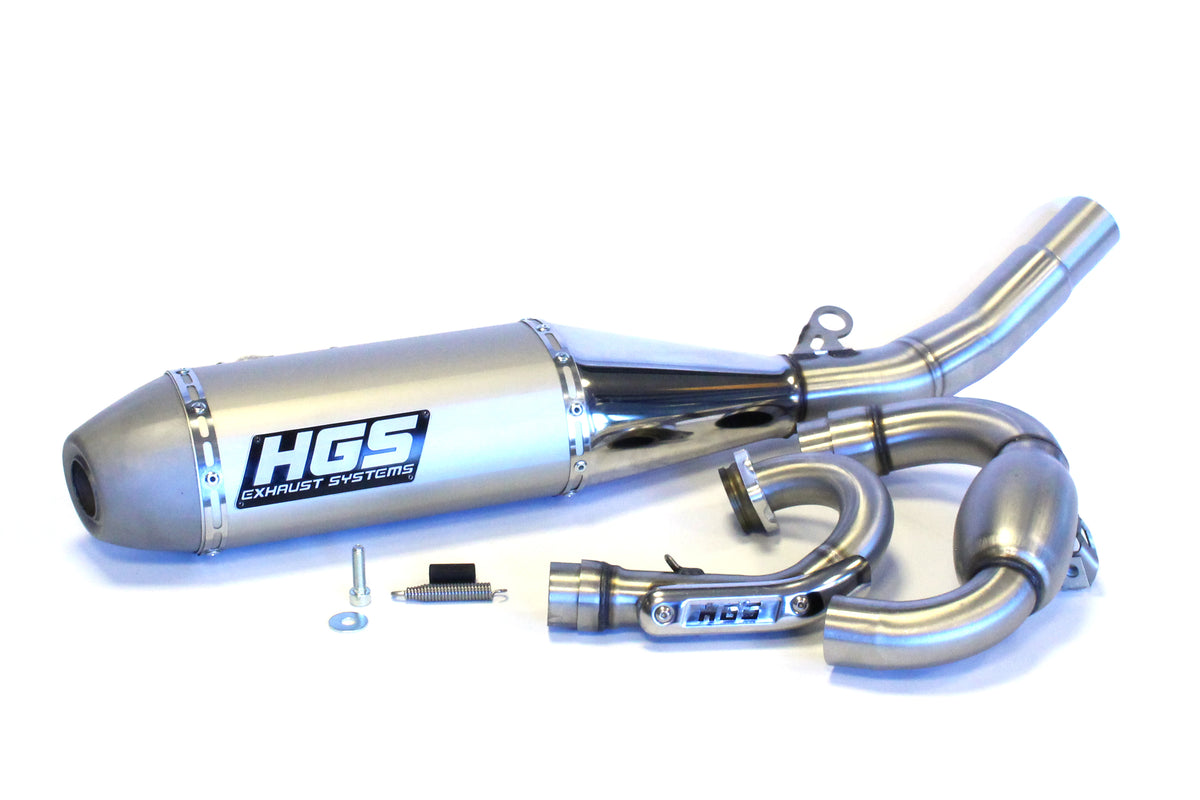 HGS Exhaust System (T4) Yamaha YZ250F 2019 - 2023 with Aluminium Silen –  Ozmx Superstore