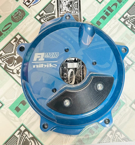 NIHILO KTM / HUSQVARNA / GASGAS 65 BILLET CLUTCH COVER 2009 - 2023 BLUE