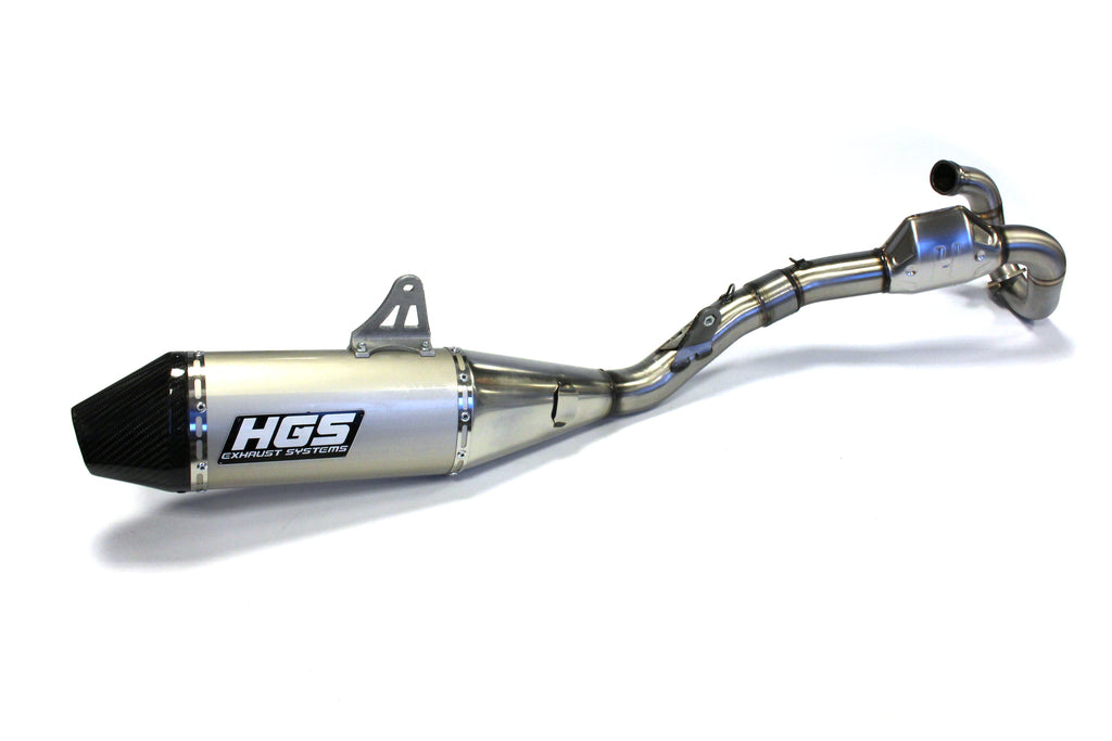 HGS  exhaust system (T4) Honda CRF450R 2021 - 2023 with aluminium silencer