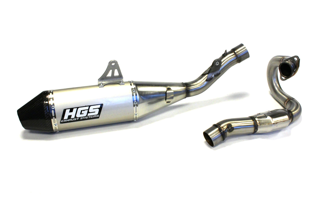 HGS  exhaust system (T4) Honda CRF450R 2021 - 2023 with aluminium silencer