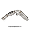 HGS Kawasaki 4 Stroke Stainless Header Pipe KX 250 2017-2024