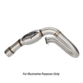 HGS Kawasaki 4 Stroke Stainless Header Pipe KX 450 F 2019-2023