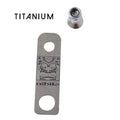 NIHILO HOLESHOT DEVICE FORK GUARD BRACKET Titanium