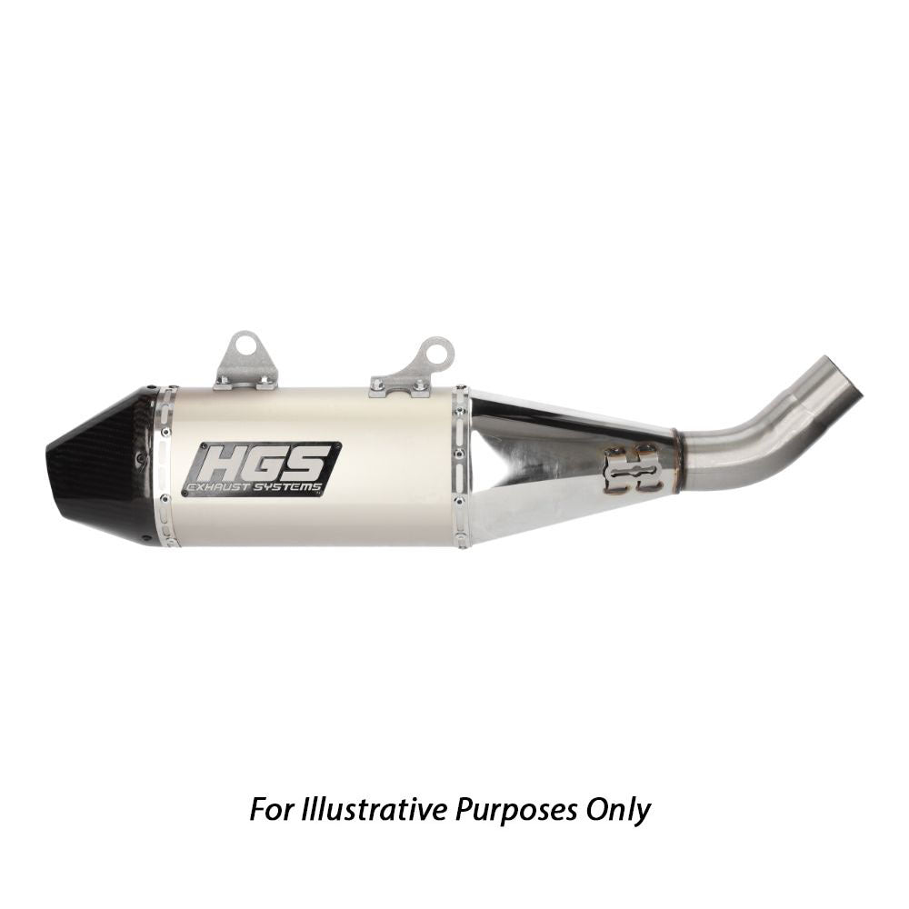 HGS Sherco 4 Stroke Stainless Steel Carbon Silencer