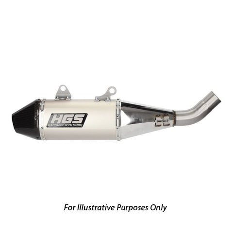 HGS Sherco 4 Stroke Stainless Steel Carbon Silencer