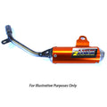 HGS KTM Orange 2 Stroke Round Silencer 300 EXC 2024 (Enduro)