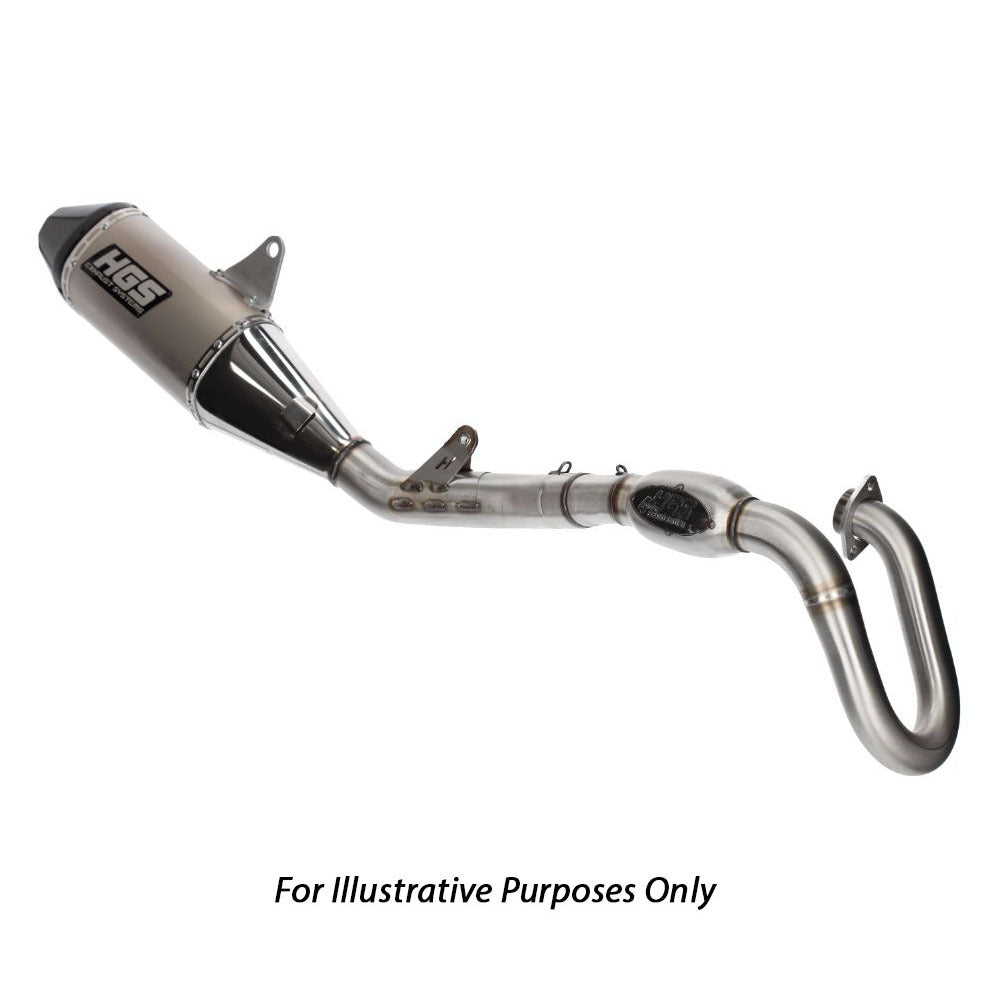 HGS Gas Gas Complete Stainless Steel Carbon Exhaust System MC 250 F 2021-2023 (XF-319-CCG)