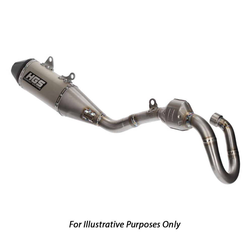 HGS Gas Gas Complete Titanium Carbon Exhaust System MC 250 F 2021-2023 (XF-319-CXG)