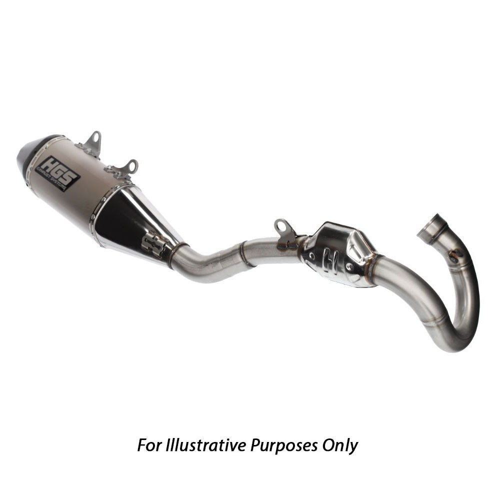 HGS Gas Gas Complete Stainless Steel Carbon Exhaust System MC 450 F 2021-2023 (XF-419-CCG)