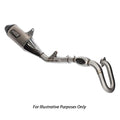 HGS Gas Gas Complete Stainless Steel Carbon Exhaust System EC 500 F 2024