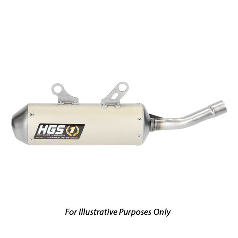 HGS Gas Gas Silver 2 Stroke Round Silencer MC 250 2021-2023