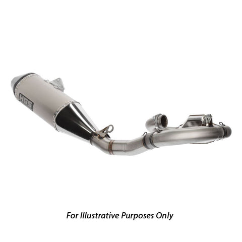 HGS Fantic Complete Stainless Steel Carbon Exhaust System XXF 450 2023-2024