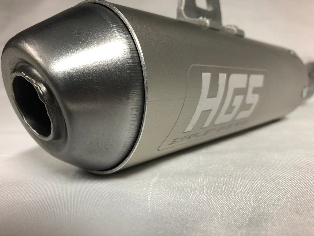 HGS Shorty silencer Yamaha YZ125 / YZ144 2005 - 2024   HG02S410-1