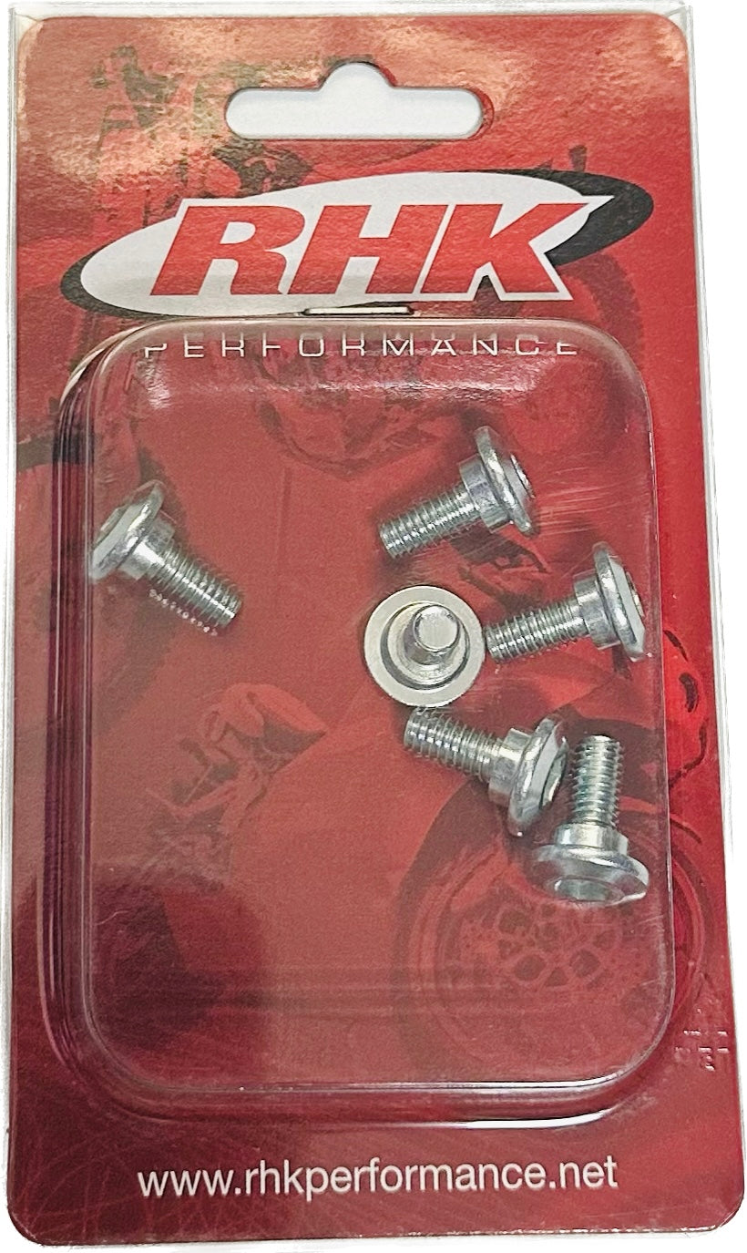 KX 65-450/ RMZ 250-450 00-23/ Kawasaki KLX 450R/ Suzuki RMX 450Z  RHK ZINC PLATED FRONT DISC BOLTS 2000-2023 RHK-DB3