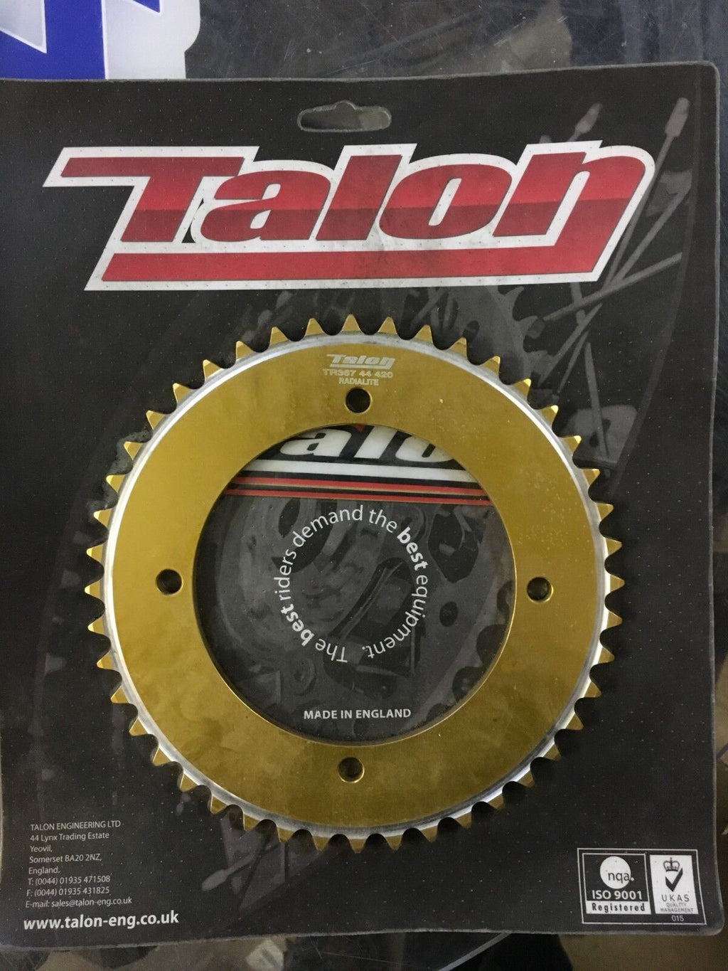 Kawasaki KX65 / RM65 99-13 Suzuki RM65 2009-2013 Talon Rear Sprocket Gold  420 Pitch  TR367RL-G     1999-2013