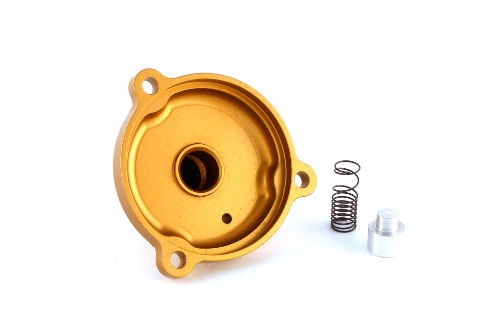 Blue/Gold KTM 65SX / 65XC 2009 - 2023 / Husqvarna TC65 2017 - 2023 / GasGas MC65 2021 - 2023 VHM powervalve adjuster with 2 stage spring  DA31153