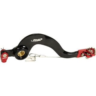 SuzukI RMZ 250/450 05-18 RHK Forged Alloy Brake Pedals with Brake Clevis RED  RHK-RBP07-R