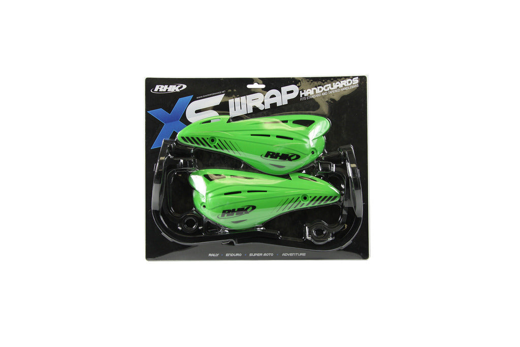 RHK Green XS MX Wrap Handguards - Includes Mounting Kit