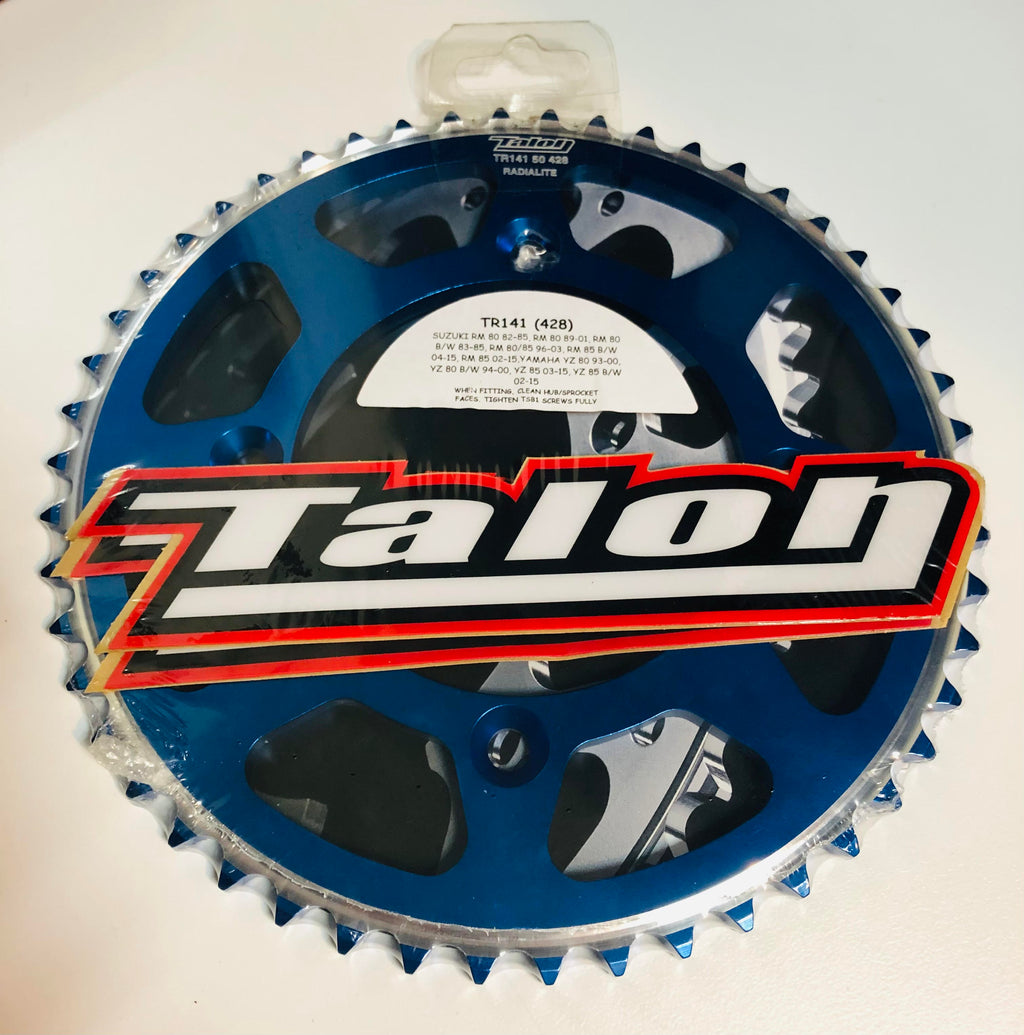 Yamaha YZ80/85 RM 80/85 82-15 Suzuki/ Big Wheel Talon Rear Sprocket Blue 428 Pitch  TR141RL-G