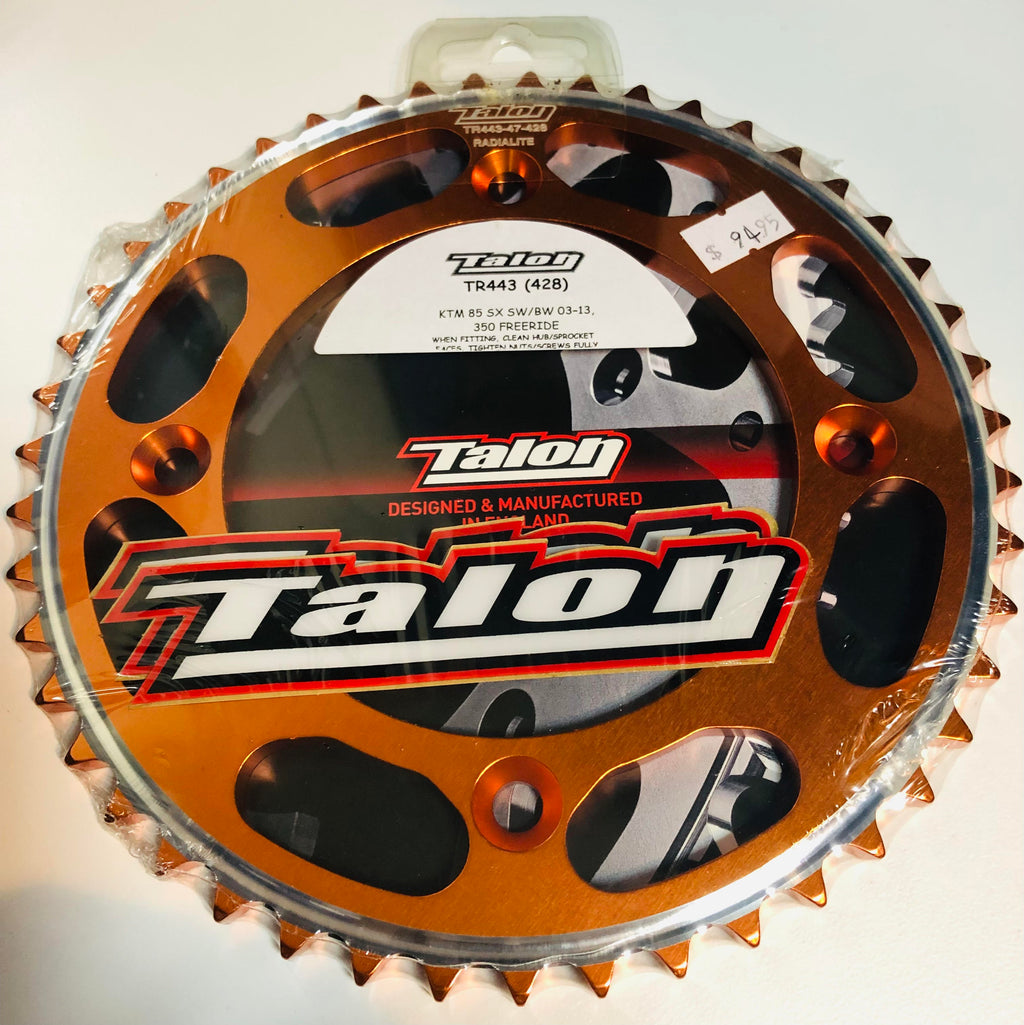 KTM 85SX 2003 - 2024 Talon Orange Rear Sprocket   428 Pitch TR443RL-O