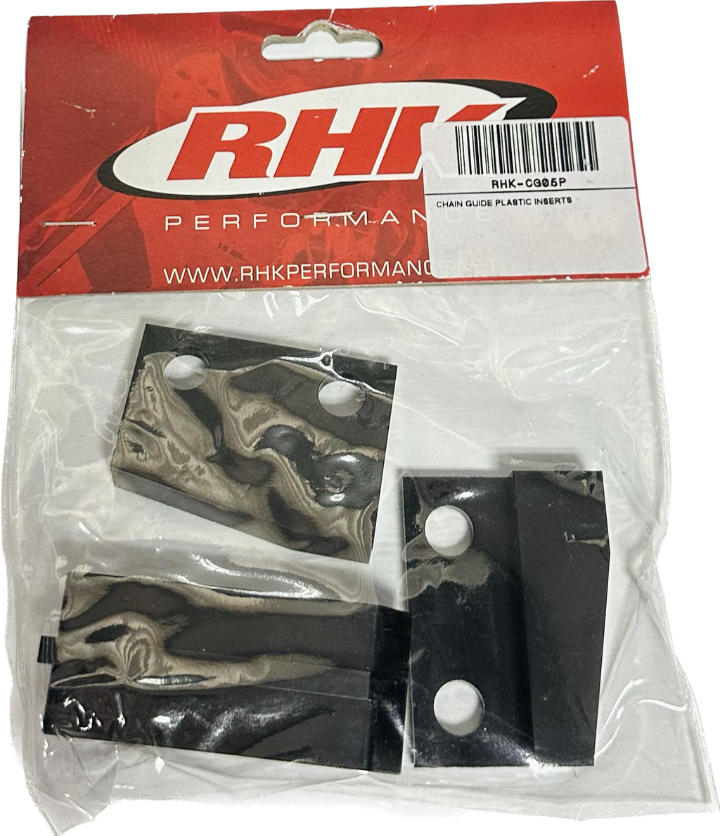 KX/ YZ/ RM/ DRZ 125-450 (2-4 ST) 97-22 KAWASAKI/ SUZUKI/ YAMAHA RHK REAR CHAIN GUIDE PLASTIC INSERTS RHK-CG05-P